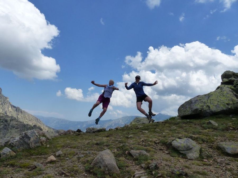 Jumping for joy with Trekking in the Alps and Provence ©trekkinginthealpsandprovence.com
